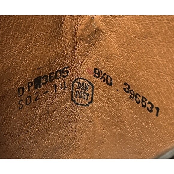 Dan Post Mens Anaheim Distressed Black Snip Toe Western Cowboy Boot Size US 9.5D - Picture 9 of 10